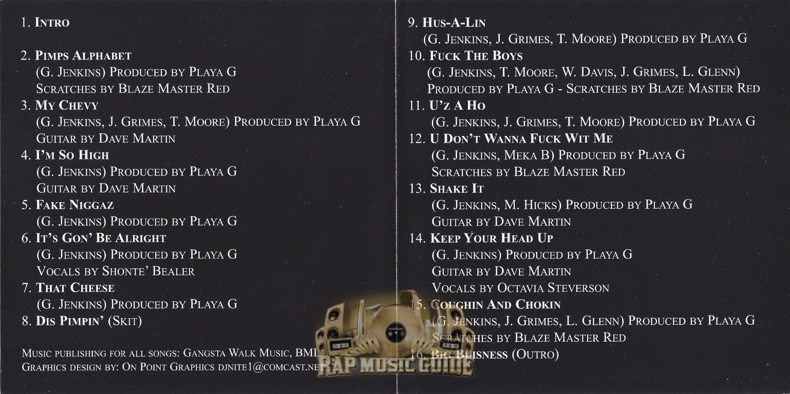 Playa G - Definition Of A Pimp: CD | Rap Music Guide